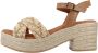Toni Pons Elegante High Heel Sandalen Beige Dames - Thumbnail 2