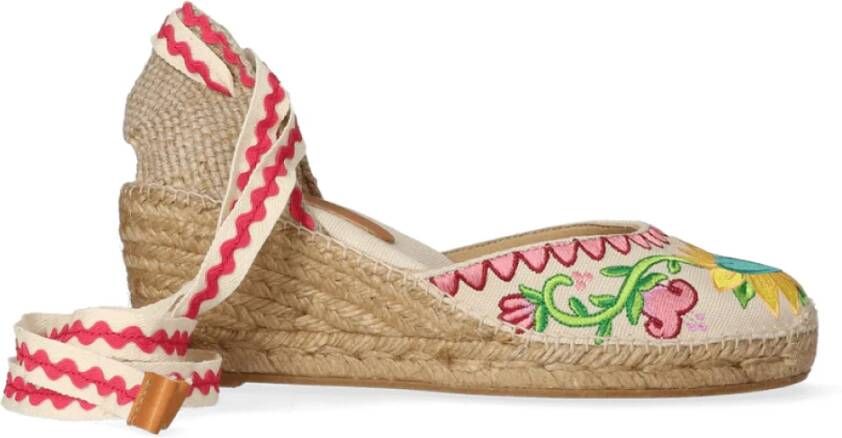 Toni Pons Gevlochten Jute Sleehak Sandalen
