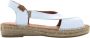 Toni Pons Elda-P Dames Espadrilles Blanc Wit Leer ELDAPblanc - Thumbnail 2