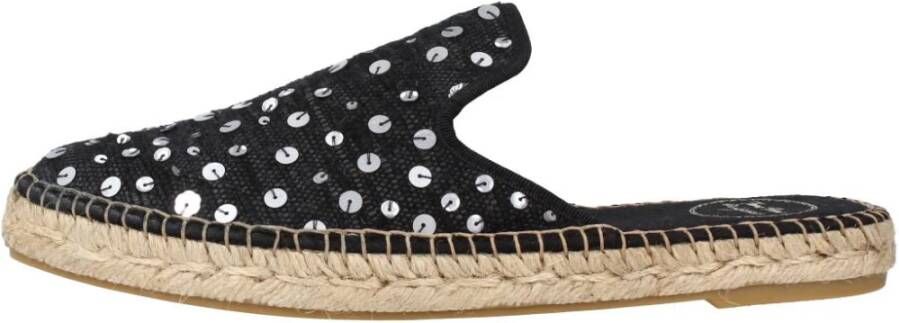 Toni Pons Stijlvolle platte espadrilles voor vrouwen Black Dames