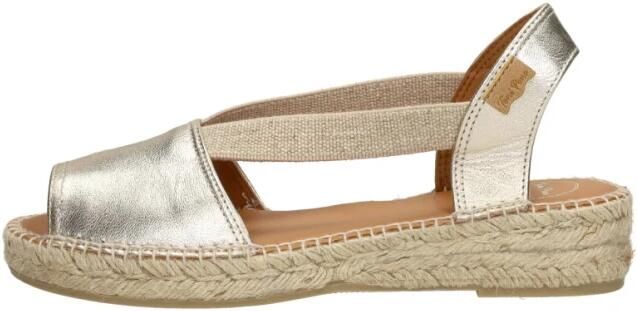 Toni Pons Etna Espadrilles goud Leer Dames - Foto 6
