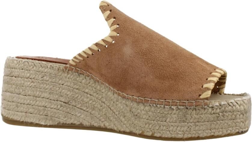 Toni Pons Ilenia-SD Dames Espadrilles Suède Bruin - Foto 2