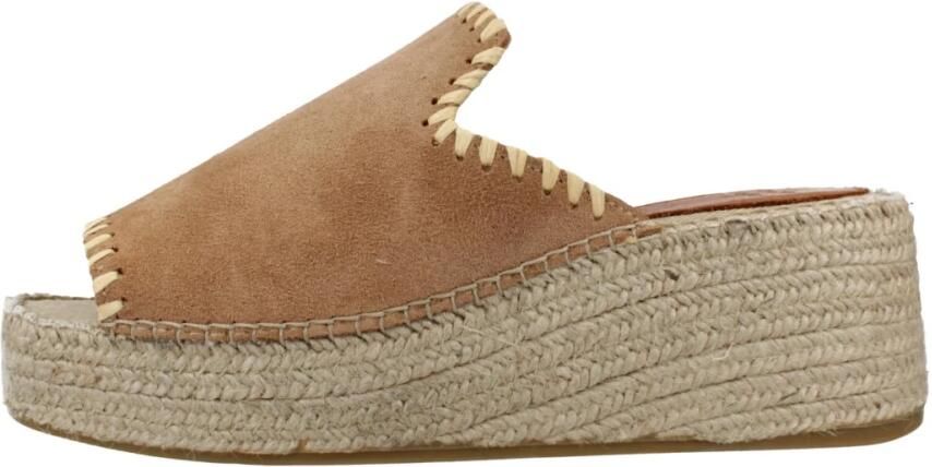 Toni Pons Ilenia-SD Dames Espadrilles Suède Bruin - Foto 6