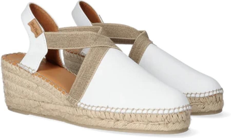 Toni Pons Tossa Dames Espadrilles Blanc Wit Leer TOSSAblanc - Foto 2