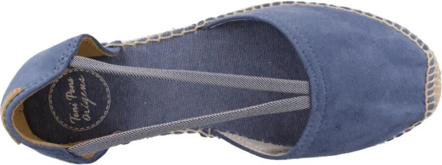 Toni Pons ERLA-A Suède espadrille voor dames met bandje INDIGO - Foto 8