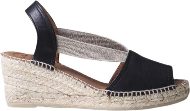 Toni Pons TEIDE-P Leren espadrille met sluiting aan de achterkant en middelhoge sleehak ROOD - Foto 5