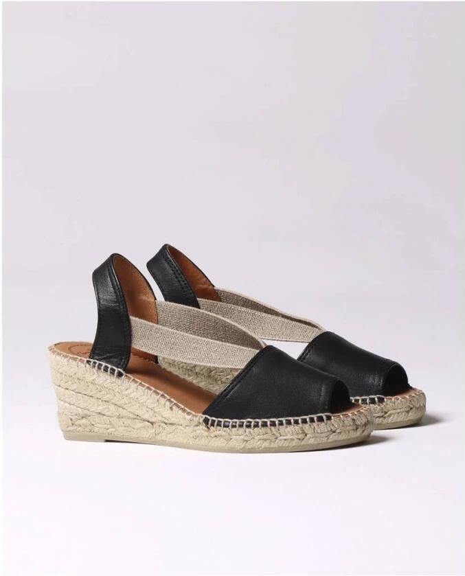 Toni Pons TEIDE-P Leren espadrille met sluiting aan de achterkant en middelhoge sleehak ROOD - Foto 6