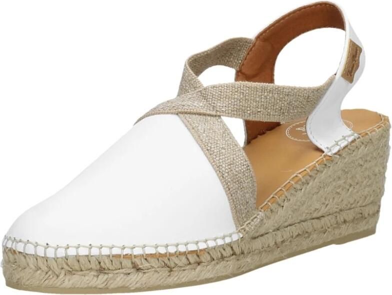 Toni Pons Tossa Dames Espadrilles Blanc Wit Leer TOSSAblanc - Foto 6