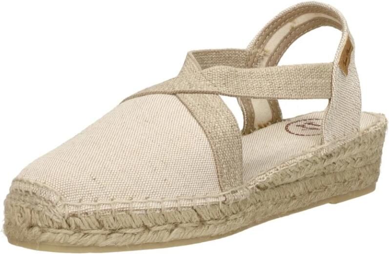 Toni Pons Verdi-V Sandalen Touwzool Gebroken wit - Foto 4