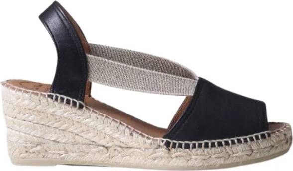 Toni Pons Wedges Black Dames