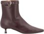 Toral Laarzen Bordeaux Enkellaarzen Bordeaux Tl-cadence - Thumbnail 2