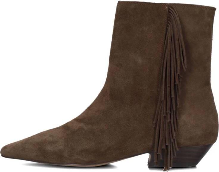 TORAL Enkellaarsjes Dames Linette Maat: 38 Materiaal: Suède Kleur: Bruin - Foto 6