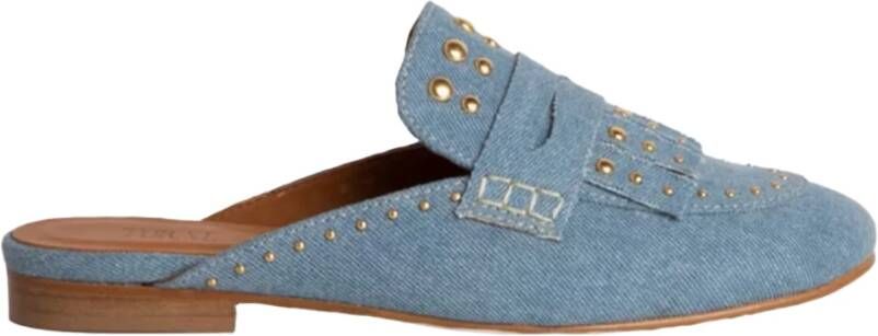 Toral Camille slippers blauw Blue Dames