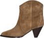 TORAL Enkellaarsjes Dames Cream Maat: 37 Materiaal: Suède Kleur: Beige - Thumbnail 2