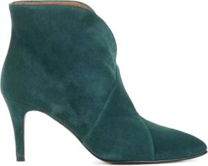 Toral Enkellaarsjes Petrol Blauw Dames