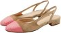 Toral Luisa Ballerina Sandalen Beige Dames - Thumbnail 1