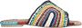 Toral Kleurrijke Leren Slippers Betty Multicolor Dames - Thumbnail 2