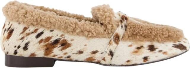 Toral Lily Loafer Wit Bruin