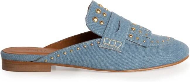 Toral Loafers Camille Blue Dames