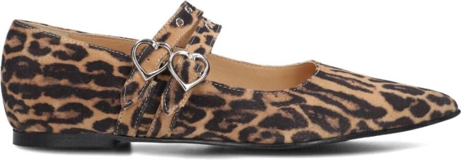 Toral Luipaardprint Ballerina Schoenen