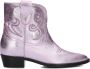 TORAL Enkellaarsjes Dames Puja Maat: 36 Materiaal: Leer Kleur: Paars - Thumbnail 2