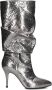 Toral Enkellaarsjes Dames Laarzen Damesschoenen Leer Slangenprint 12705 Zilver - Thumbnail 1