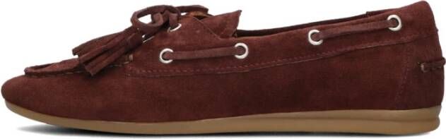 Toral Rode Shima Mocassins voor Vrouwen