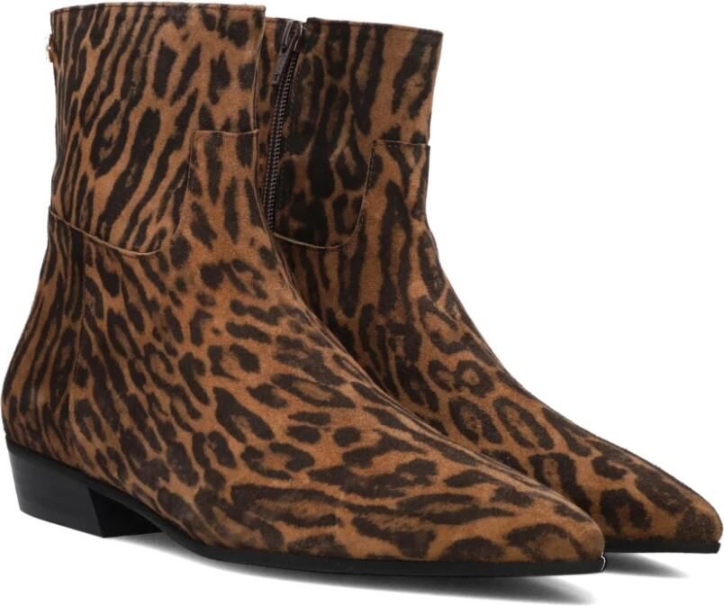 Toral Belinda Enkellaarsjes Enkelboots met rits Dames Bruin