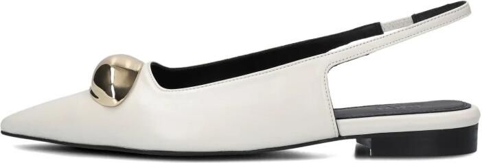 TORAL Slingbacks Dames Carole Leer Wit
