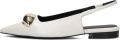 TORAL Slingbacks Dames Carole Leer Wit - Wit