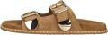 TORAL Slippers Dames Hidra Suède Camel - Camel