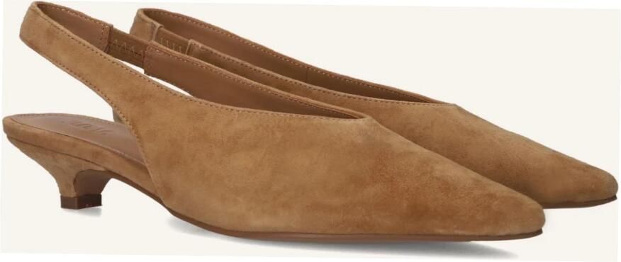 TORAL Slingbacks Dames Lenore Suède Camel
