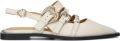 TORAL Slingbacks Dames Madison Leer Wit - Wit