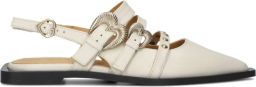 TORAL Slingbacks Dames Madison Leer Wit