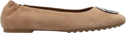 TORY BURCH Ballerina`s Beige Dames