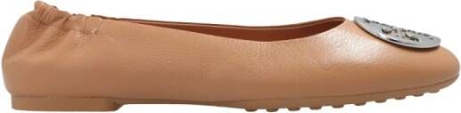 TORY BURCH Claire Ballet Flats Moderne Twist op Klassiek Design Beige Dames