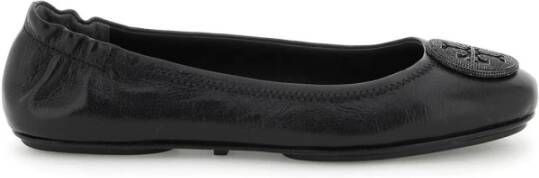 TORY BURCH Zwarte Kristal Ballerina Schoenen Black Dames