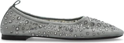 Tory Burch Ballerina`s met glinsterende kristallen