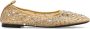 TORY BURCH Ballerina's met glinsterende kristallen Beige Dames - Thumbnail 6