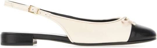 Tory Burch Ballerina`s met strikdetail en ronde neus