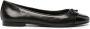 Tory Burch Zwarte ballerinaschoenen met strikdetails - Thumbnail 1