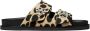 Tory Burch Beige Dubbele Band Sandalen Platte Zool - Thumbnail 1