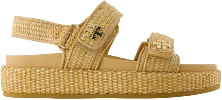 Tory Burch Beige Sport Sandalen voor Vrouwen