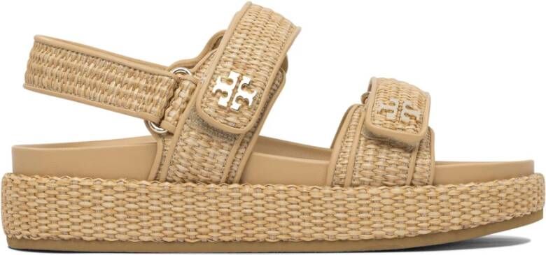 Tory Burch Beige Sport Sandalen voor Vrouwen