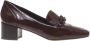 TORY BURCH Bordeaux Venice Moccasin met 50mm Hak Red Dames - Thumbnail 1