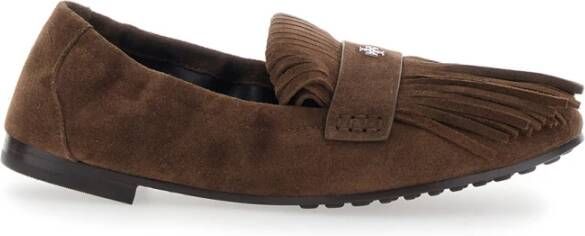 Tory Burch Bruine Ballet Loafer Platte Schoenen