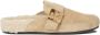 TORY BURCH Bruine Leren Pantoffels Elegante Stijl Brown Dames - Thumbnail 1