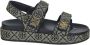 TORY BURCH Canvas Sport Sandal Monogram Kira Multicolor Dames - Thumbnail 1