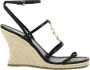 TORY BURCH Capri Miller Espadrille Sleehak Schoenen Black Dames - Thumbnail 4