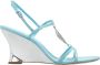 TORY BURCH Capri Miller sleehak sandalen Blauw Dames - Thumbnail 1